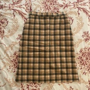 Vintage Plaid Skirt